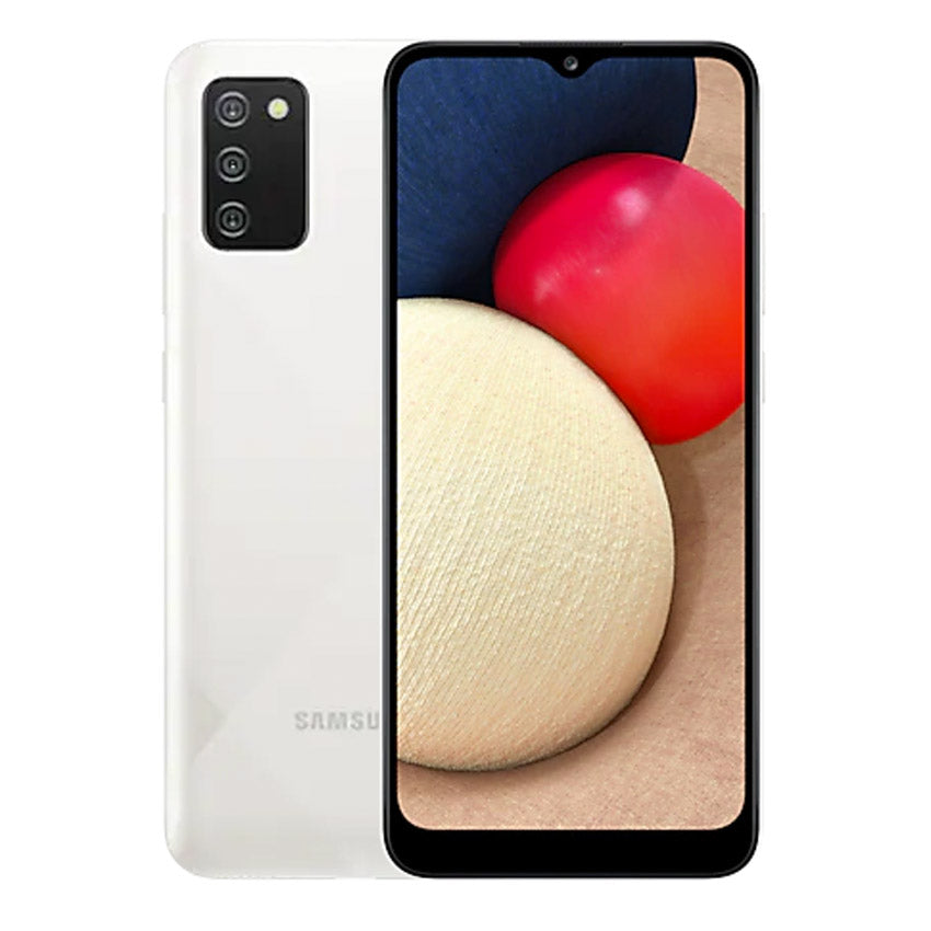 Samsung Galaxy A02s white - Fonez-Keywords : MacBook - Fonez.ie - laptop- Tablet - Sim free - Unlock - Phones - iphone - android - macbook pro - apple macbook- fonez -samsung - samsung book-sale - best price - deal
