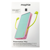 MOPHIE 401119539 Powerstation Plus 10000 mAh with integrated lightning and USB C Cables Teal/Purple