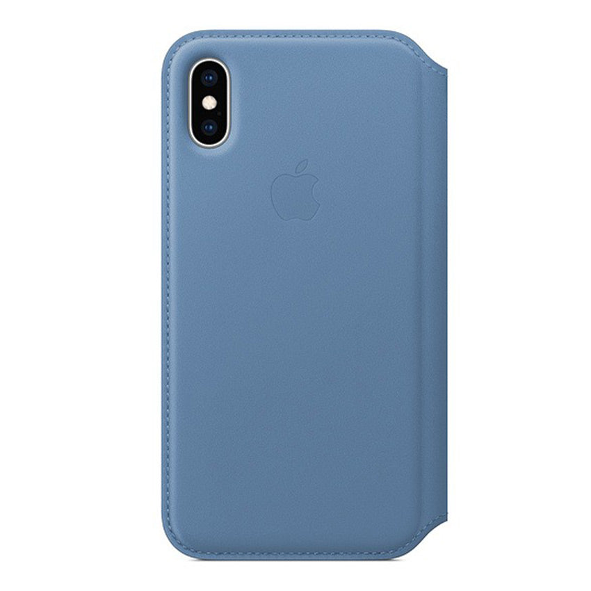 iPhone XS Leather Folio Case Cape Cod Blue-1- Fonez-Keywords : MacBook - Fonez.ie - laptop- Tablet - Sim free - Unlock - Phones - iphone - android - macbook pro - apple macbook- fonez -samsung - samsung book-sale - best price - deal