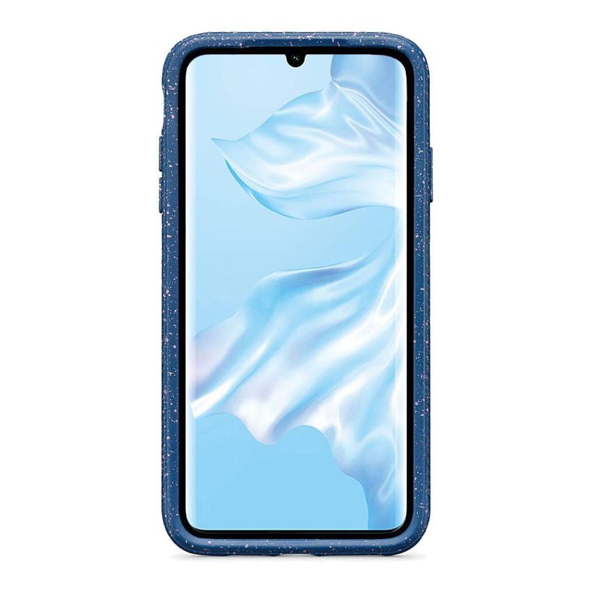 Huawei P30 Nakd Case dark blue clear